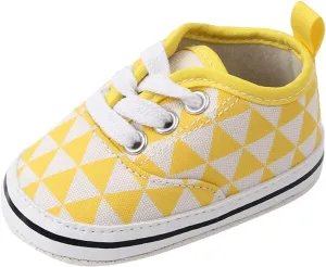 Infant Toddler Fall Lattice Shoes Boys Girls First Walking Shoes Soft Sole Plaid Lace Up Casual Shoes Baby Shoes
