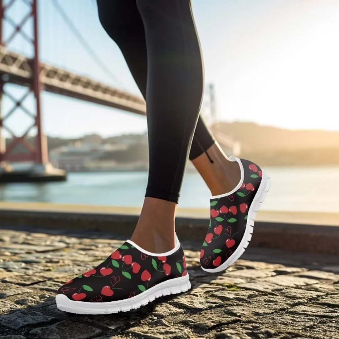 Jeiento Fashion Sneakers for Women Athletic Running Shoes Breathable Mesh Gym Sports Shoes Walking Shoes Outdoor Comfort Footwear Trainers Mesh Shoes