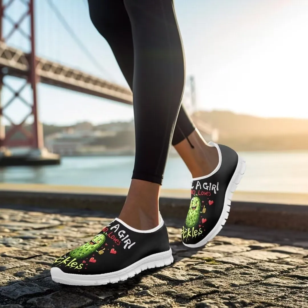 Jeiento Fashion Sneakers for Women Athletic Running Shoes Breathable Mesh Gym Sports Shoes Walking Shoes Outdoor Comfort Footwear Trainers Mesh Shoes