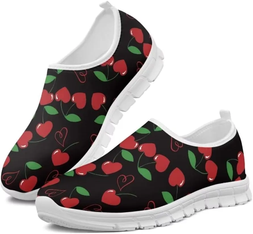 Jeiento Fashion Sneakers for Women Athletic Running Shoes Breathable Mesh Gym Sports Shoes Walking Shoes Outdoor Comfort Footwear Trainers Mesh Shoes