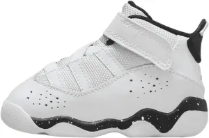 Jordan 6 Rings Baby/Toddler Shoes (323420-111, White/White/Black) Size 4