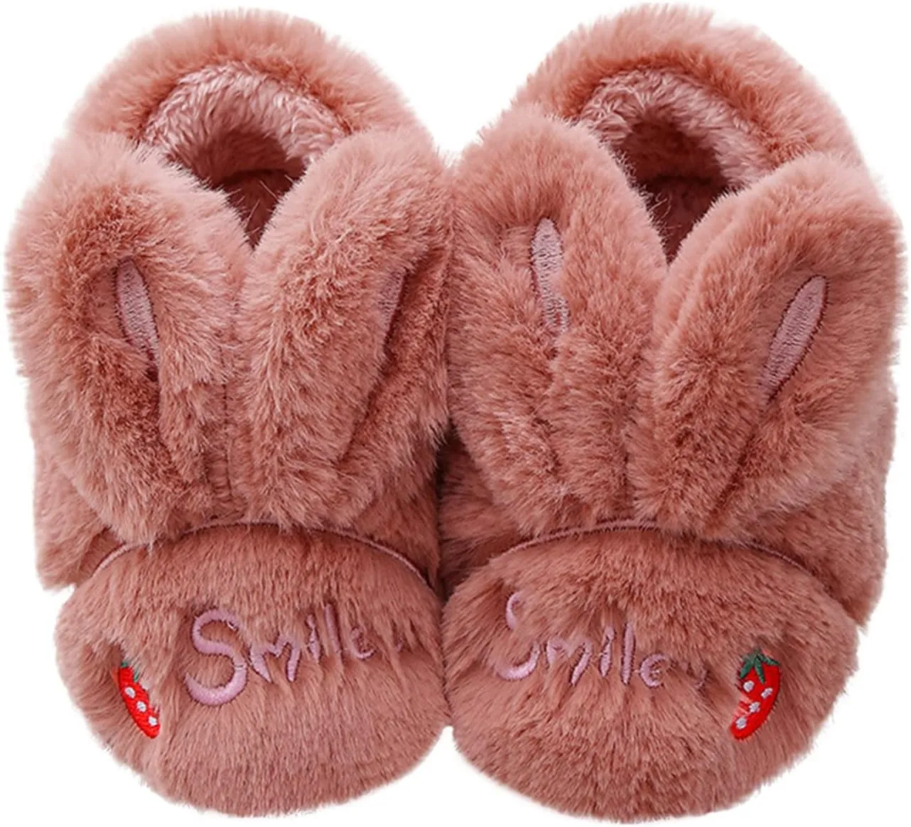 Kid Cute Animal Slipper Kids Fuzzy Slip On Slippers Boy Non Slip House Shoes Infant Lightweight Bedroom Slipper