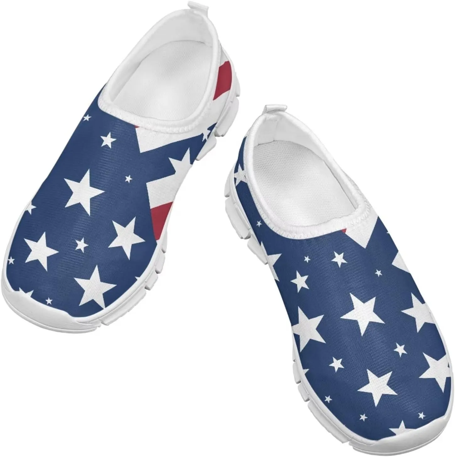 Kids Boys Girls Wide Barefoot Shoes Lightweight Slip-On Baby First Walker Sneakers Soft Anti-Slip Shoe for Party Size 11-15 White Sole