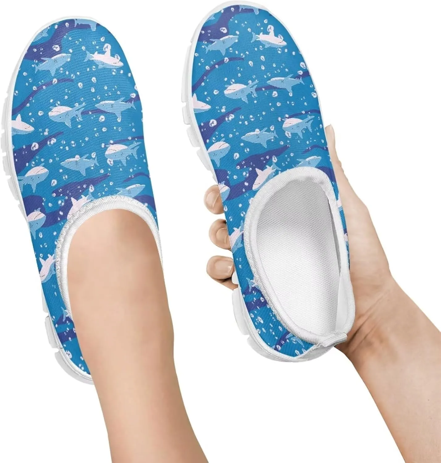 Kids Boys Girls Wide Barefoot Shoes Lightweight Slip-On Baby First Walker Sneakers Soft Anti-Slip Shoe for Party Size 11-15 White Sole