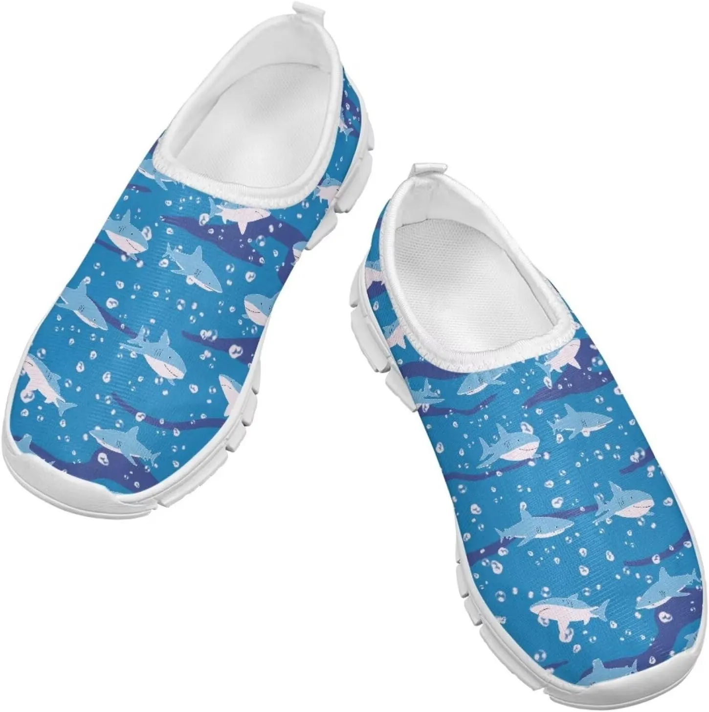 Kids Boys Girls Wide Barefoot Shoes Lightweight Slip-On Baby First Walker Sneakers Soft Anti-Slip Shoe for Party Size 11-15 White Sole