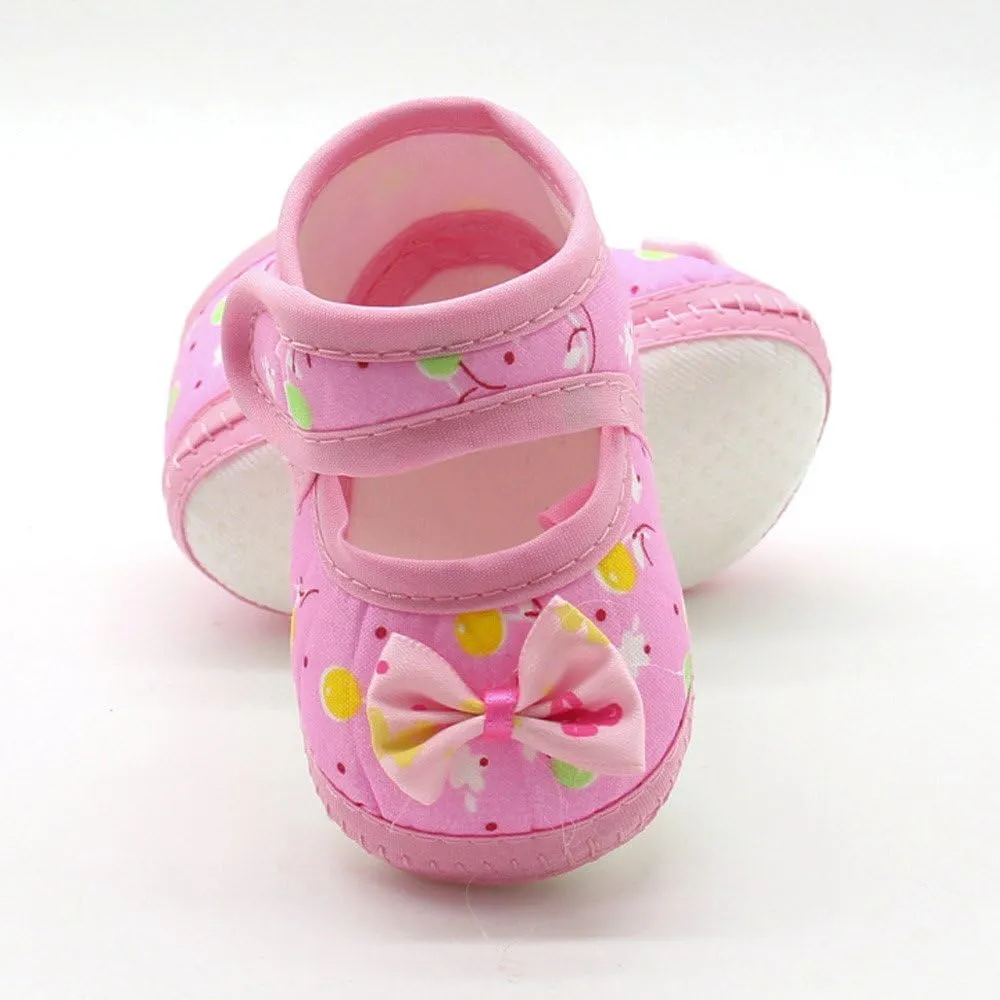 Kids Shoes Bow Girls Infant Shoes Baby Soft Sole Casual Warm Prewalker Baby Shoes Gifts