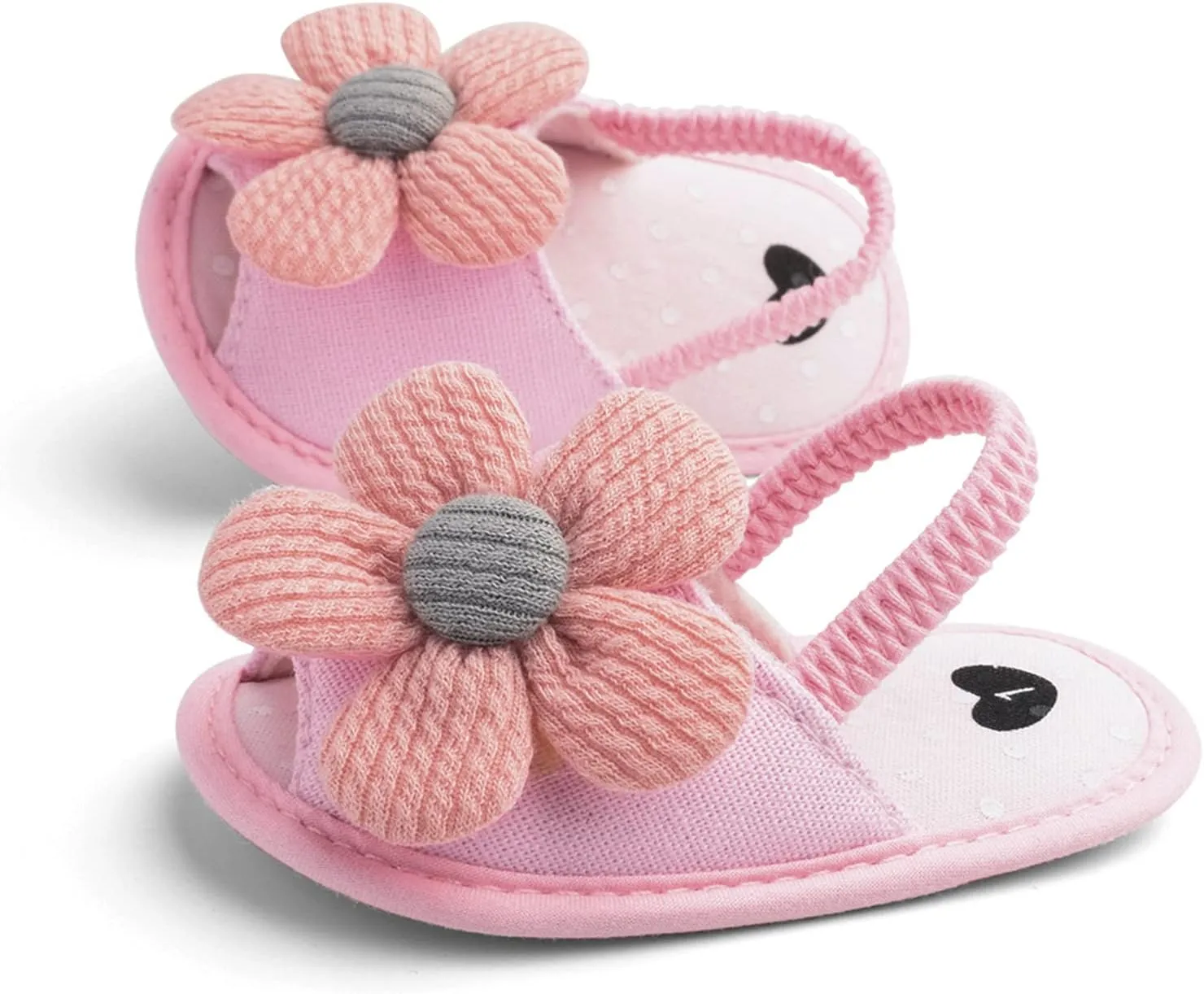 Kids Soft Sole Foot Warmer Sandals Baby Baby Leisure Flower Children's Sole Sun Toddler Soft Shoes Baby Shoes