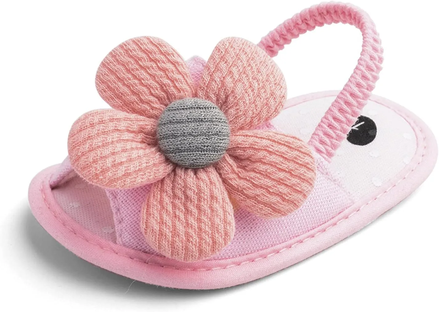 Kids Soft Sole Foot Warmer Sandals Baby Baby Leisure Flower Children's Sole Sun Toddler Soft Shoes Baby Shoes