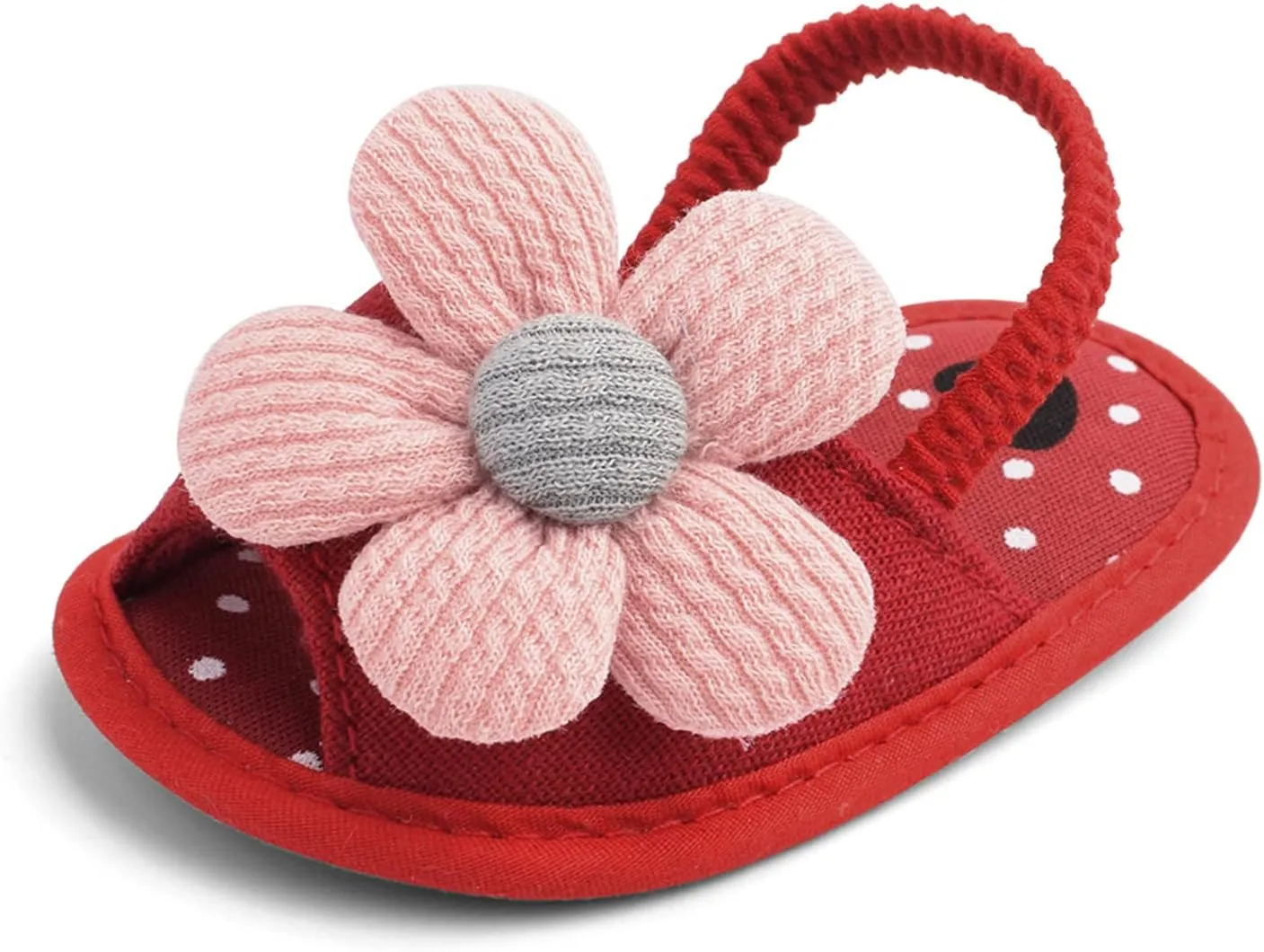 Kids Soft Sole Foot Warmer Sandals Baby Baby Leisure Flower Children's Sole Sun Toddler Soft Shoes Baby Shoes