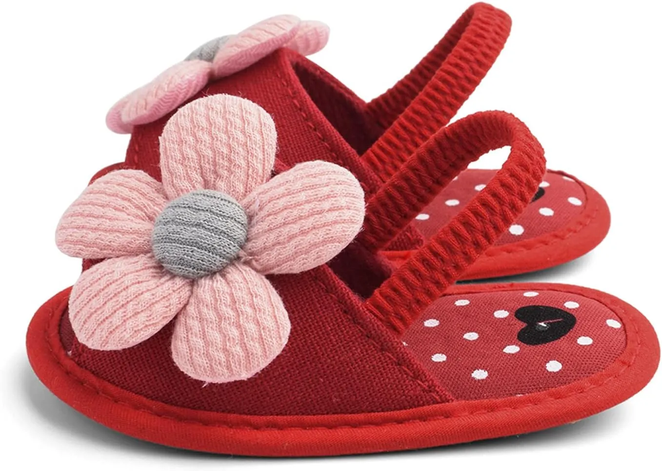 Kids Soft Sole Foot Warmer Sandals Baby Baby Leisure Flower Children's Sole Sun Toddler Soft Shoes Baby Shoes