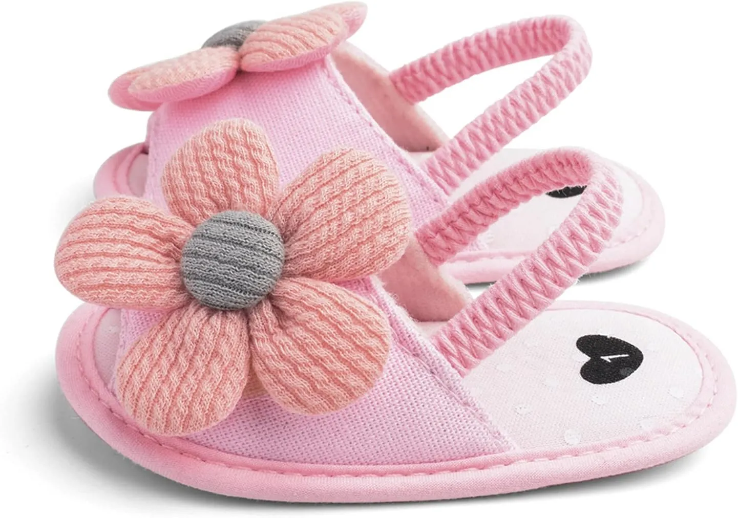 Kids Soft Sole Foot Warmer Sandals Baby Baby Leisure Flower Children's Sole Sun Toddler Soft Shoes Baby Shoes