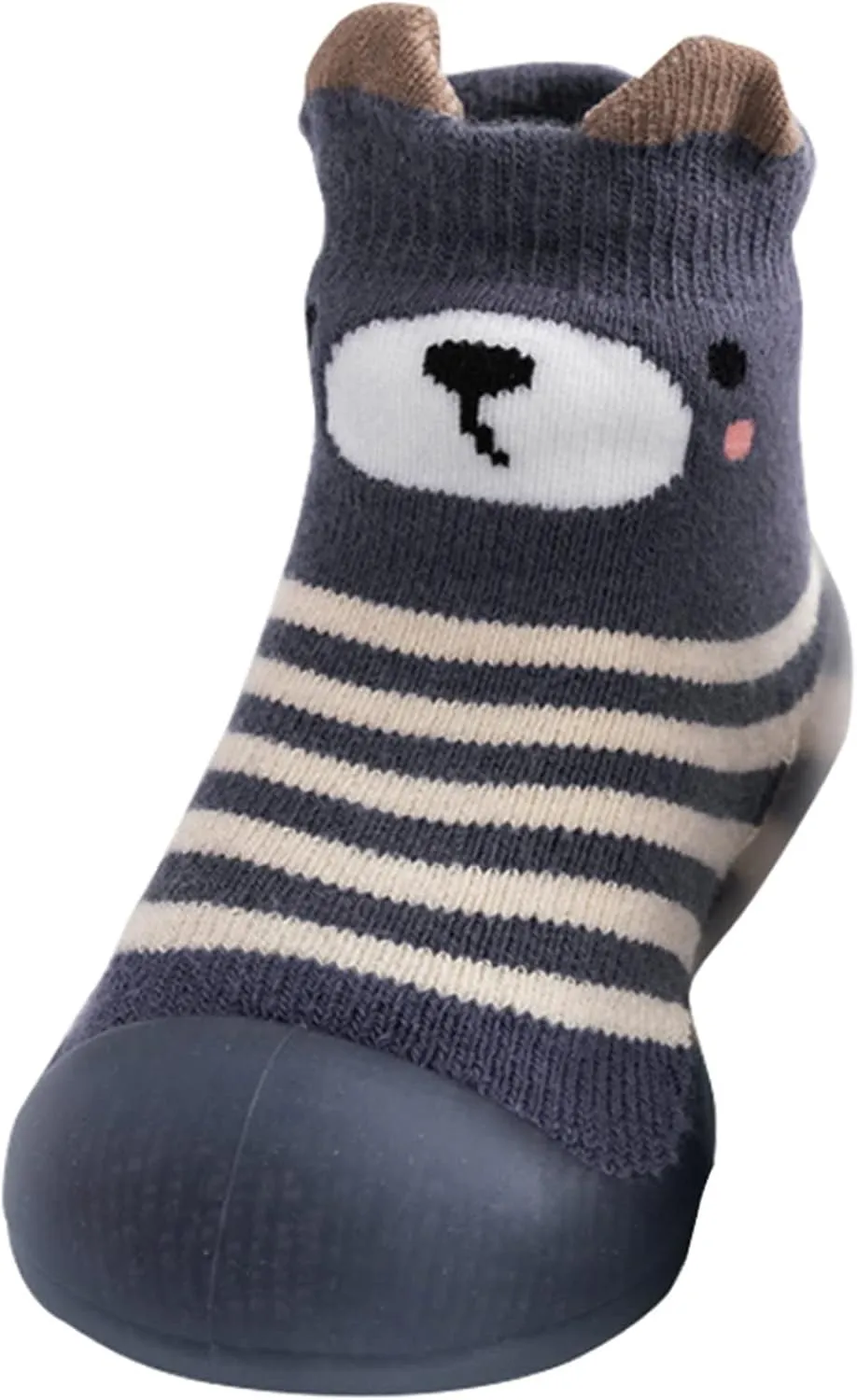 Kids Toddler Baby Boys Girls Solid Warm Knit Soft Sole Rubber Shoes Sock Slipper Stocking Soft Shoes Baby Shoes Size 4