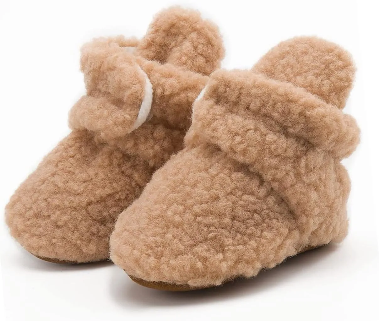 Kisangel Baby Shoes for Winter 1 Pair Soft Sole Toddler Shoes Fur Newborns Shoes Comfortable Breathable and Stylish