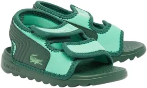 Lacoste Infant Velcro Sandals, Green, 5