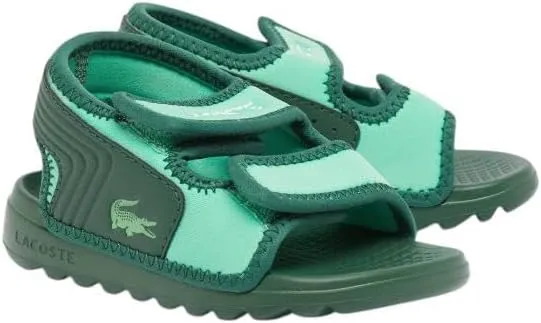 Lacoste Infant Velcro Sandals, Green, 5