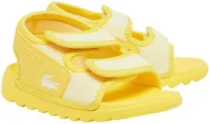 Lacoste Infant Velcro Sandals, Yellow, 5