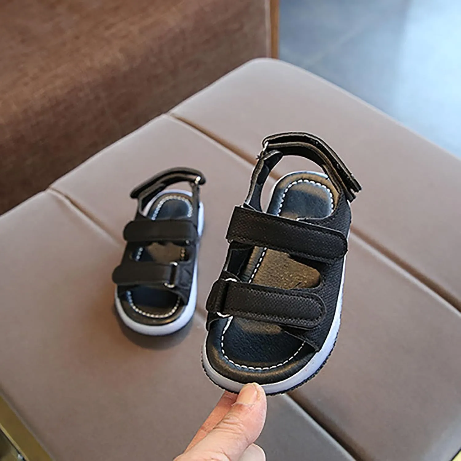Light Sport Kids Boys Girls LED Casual Soft Sole Shoes Baby Toddler Summer Girl Hiking Lightweight Outdoor Beach Sandals