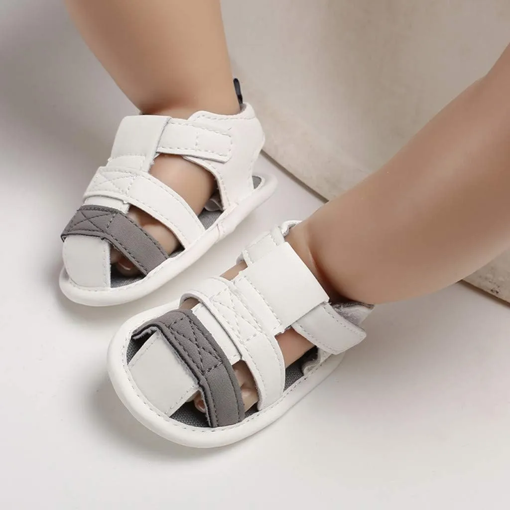 Little Girls Shoes Single Boy Splicing Sole Baby Sandals Soft Shoes Prewalker Infant Baby Infant First Shoes