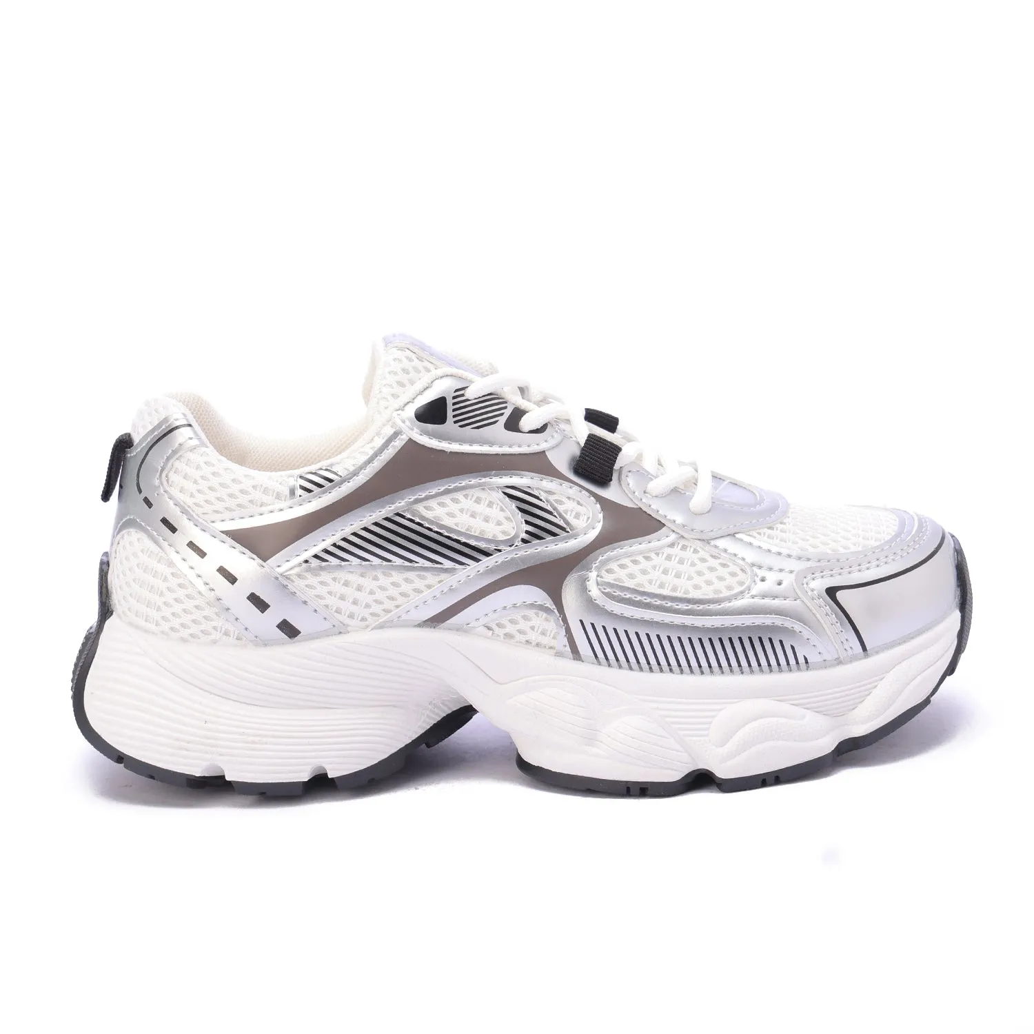 Lunar Glide Mesh Sneakers-White