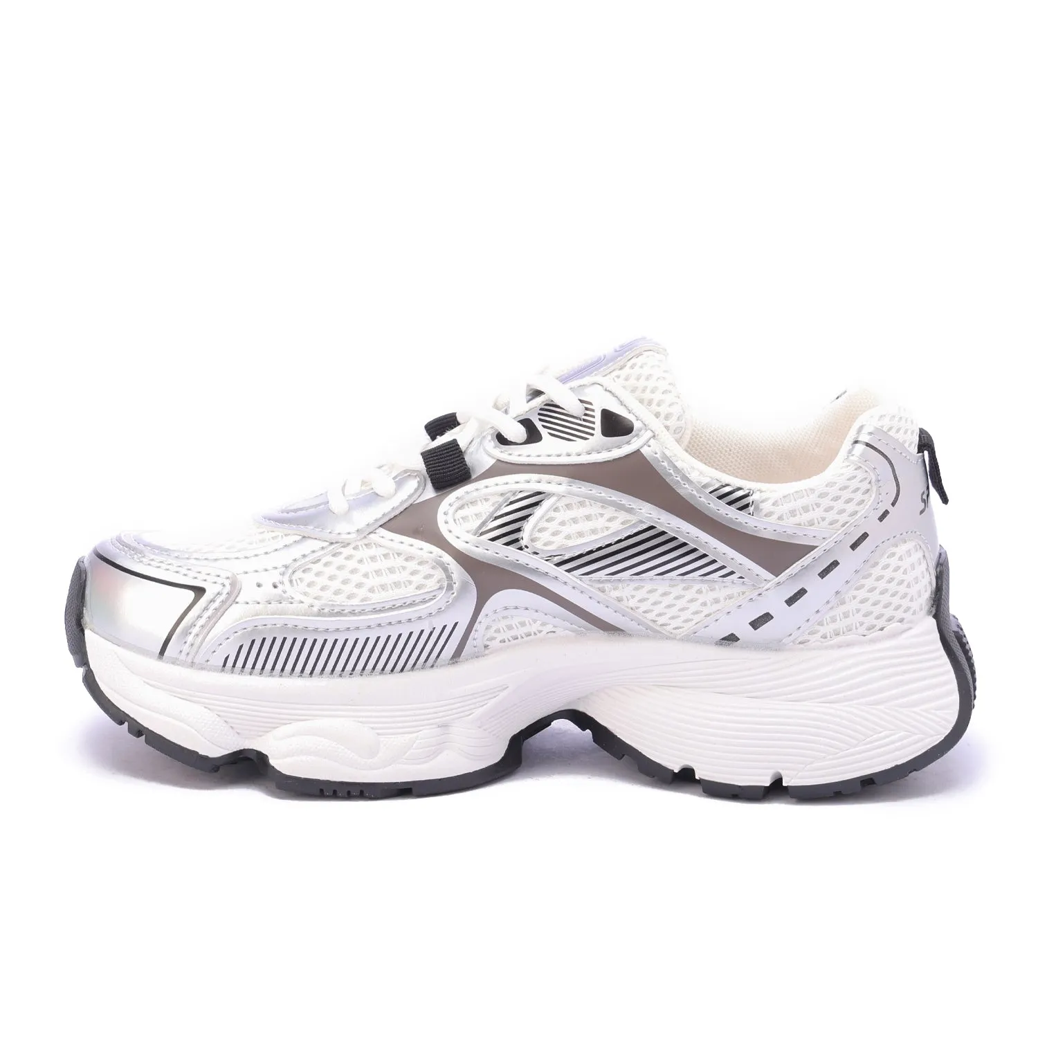 Lunar Glide Mesh Sneakers-White