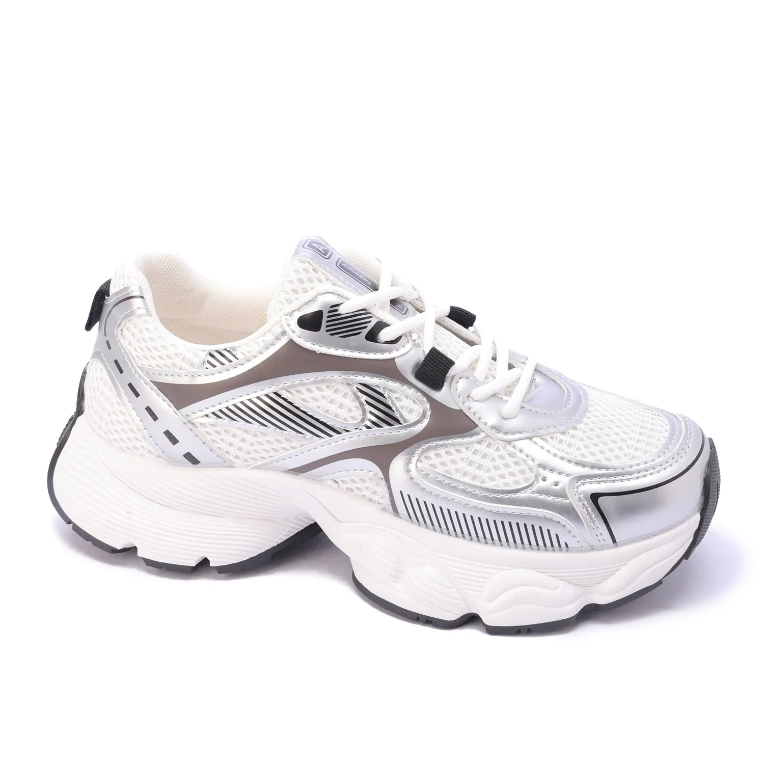 Lunar Glide Mesh Sneakers-White