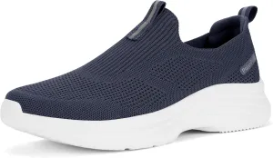 Mens Walking Shoes Slip On Tennis Shoe Athletic Gym Workout Shoes Comfortable Lightweight Cross Training Fashion Sneakers