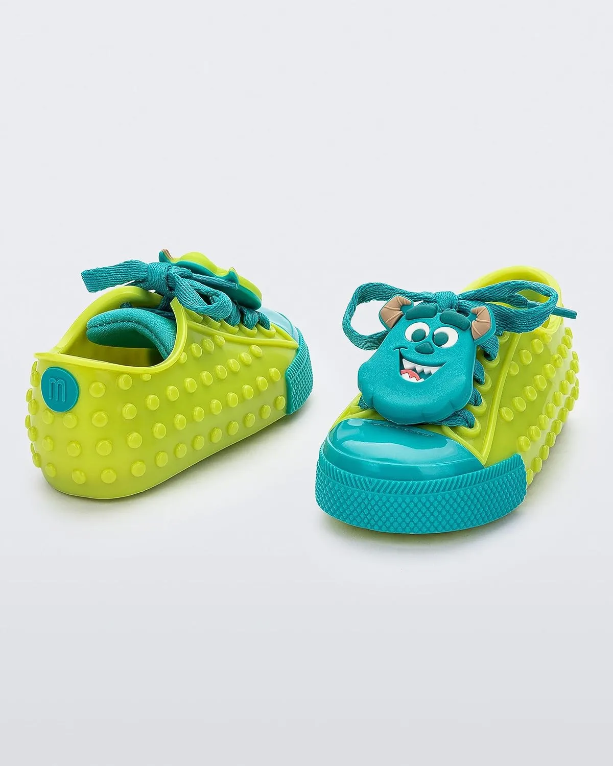 mini melissa Polibolha II for Babies and Toddlers - Lace-Up Jelly Sneaker Featuring Disney Characters, Jelly Shoes for Toddlers, Little Girls Tennis Shoes