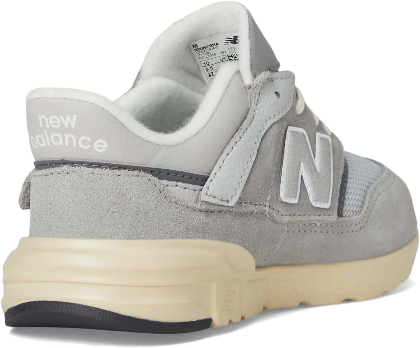 New Balance Baby-Girl's 997r New-b Hook & Loop Sneaker