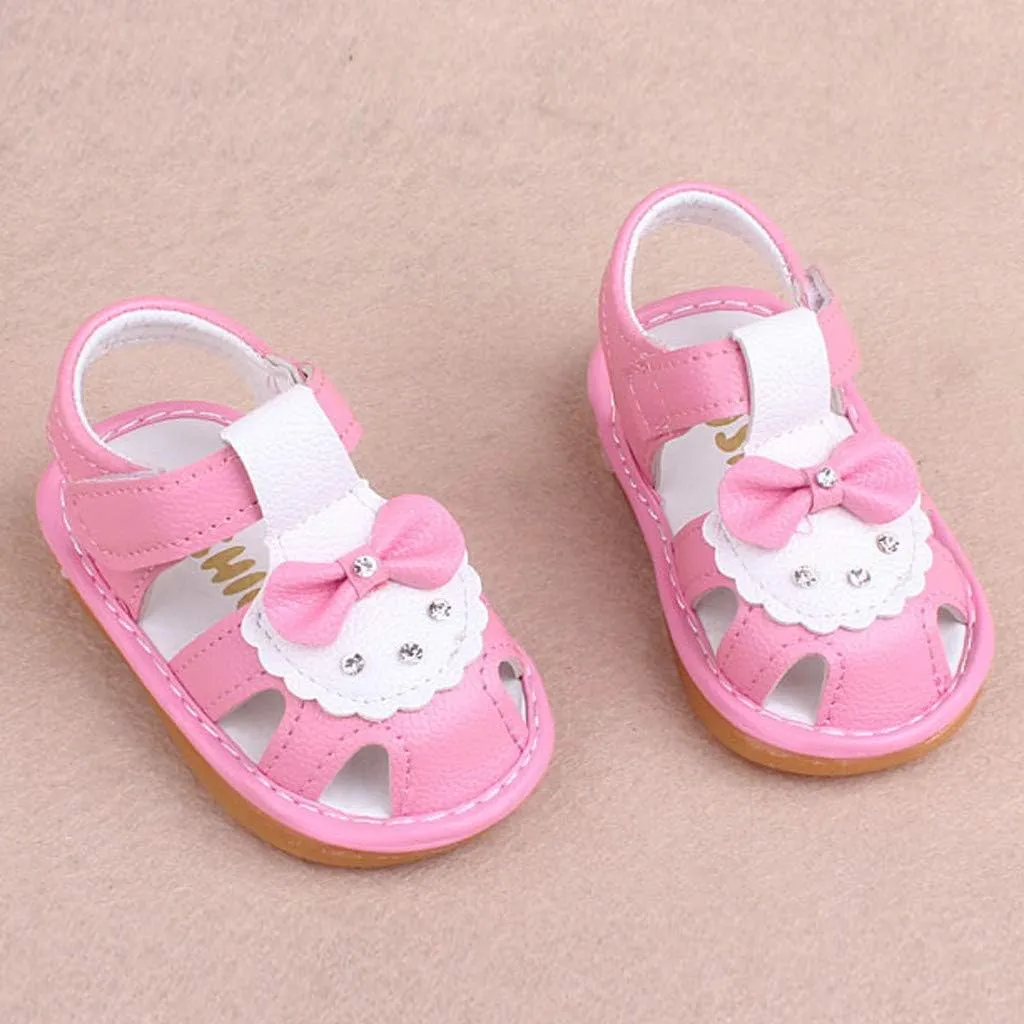Newborn Baby Girls Boys Cartoon Shoes Sandals First Walkers Soft Sole Shoes Size 4 Baby Shoes Girl