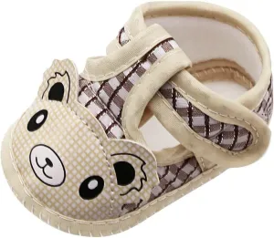 Newborn Baby Girls Cartoon Prewalker Soft Sole Sandals Single Shoes Toddler Boy Running Shoes