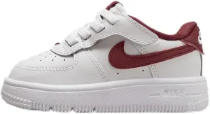 Nike Force 1 Low EasyOn Baby/Toddler Shoes (FN0236-105, White/Team Red) Size 4