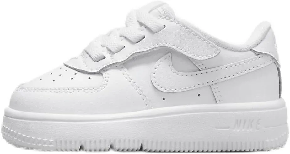 Nike Force 1 Low EasyOn Baby/Toddler Shoes (FN0236-111, White/White/White) Size 3
