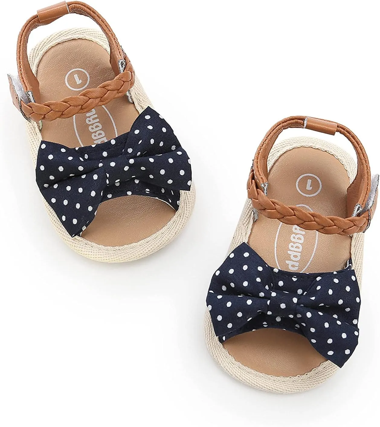 Non-Slip Shoes Girls Soft Dress Walking Flat Sole Sandals Bow Baby Shoes Rubber Baby Shoes Infant Shoes