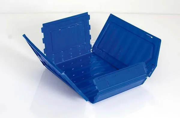 OFFER: Large Flat Pack Collapsible Plastic Storage Parts Bins  (Pack of 10)