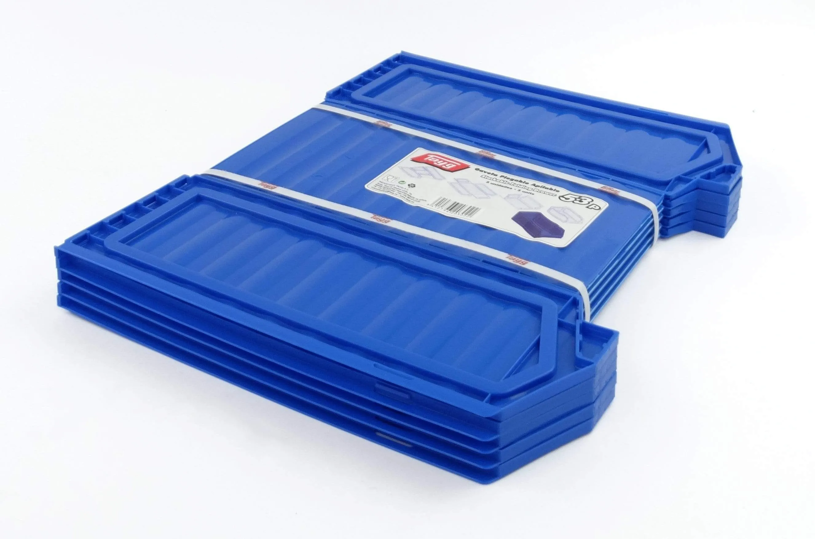 OFFER: Large Flat Pack Collapsible Plastic Storage Parts Bins  (Pack of 10)