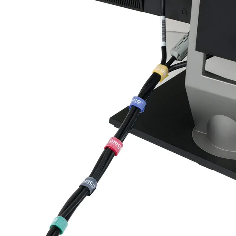 Orico 1M Hook And Loop Cable Management Tie 5 Pack