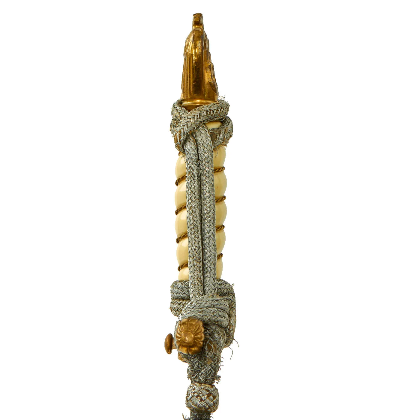 Original WWII German 2nd Model Naval Dagger by Carl Eickhorn with Lightning Bolt Scabbard, Hangers & Portepee