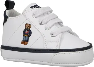 Polo Ralph Lauren Unisex-Baby Quilton Bear Gore Hi (Infant/Toddler) Crib Shoe