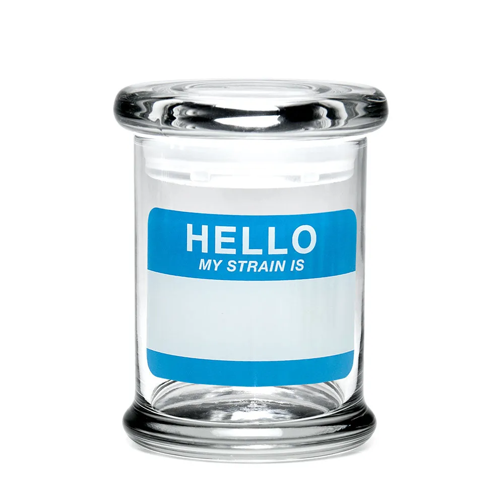 Pulsar 420 Jars | Write & Erase Pop Top Jar | Hello