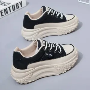 Retro Women Shoes, Spring Casual Sneakers.