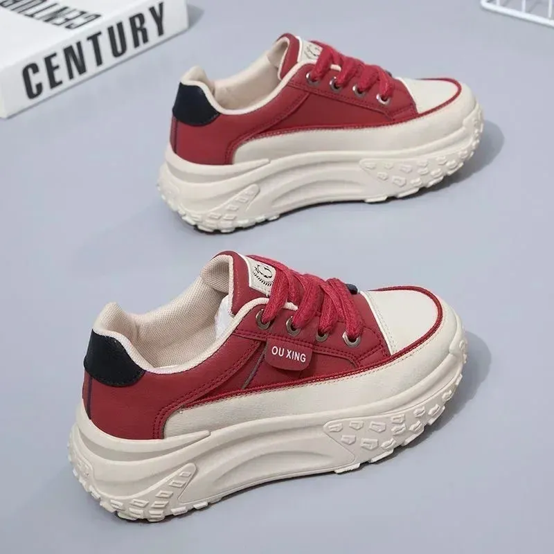 Retro Women Shoes, Spring Casual Sneakers.