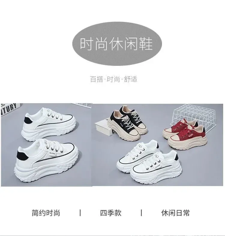 Retro Women Shoes, Spring Casual Sneakers.
