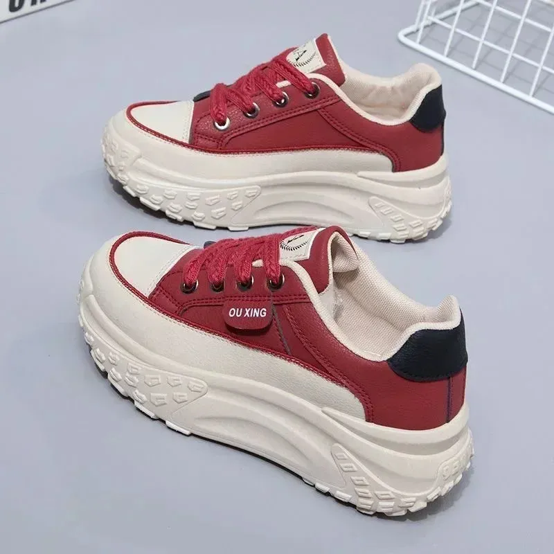 Retro Women Shoes, Spring Casual Sneakers.