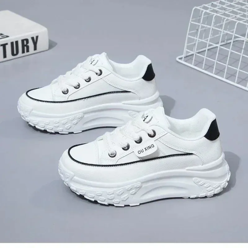 Retro Women Shoes, Spring Casual Sneakers.