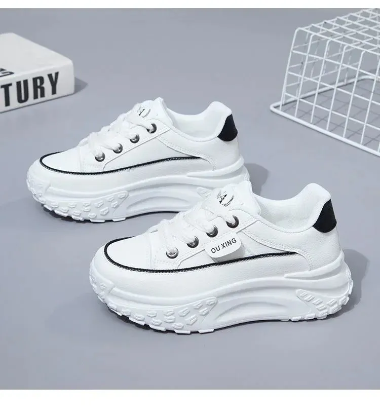 Retro Women Shoes, Spring Casual Sneakers.