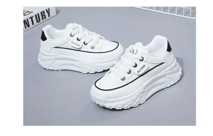 Retro Women Shoes, Spring Casual Sneakers.