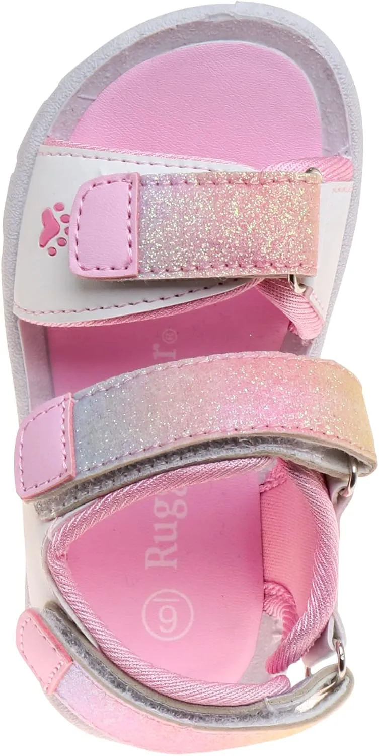 Rugged Bear Girls Sport Active Summer Open Toe Sandals (Toddler)
