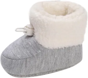 sfdgfhyf 0 to 18 Months Soft Sole Boots for Toddler Fashion Colorful Little Girls Winter Warm Kids Baby Knitted Pre Boots