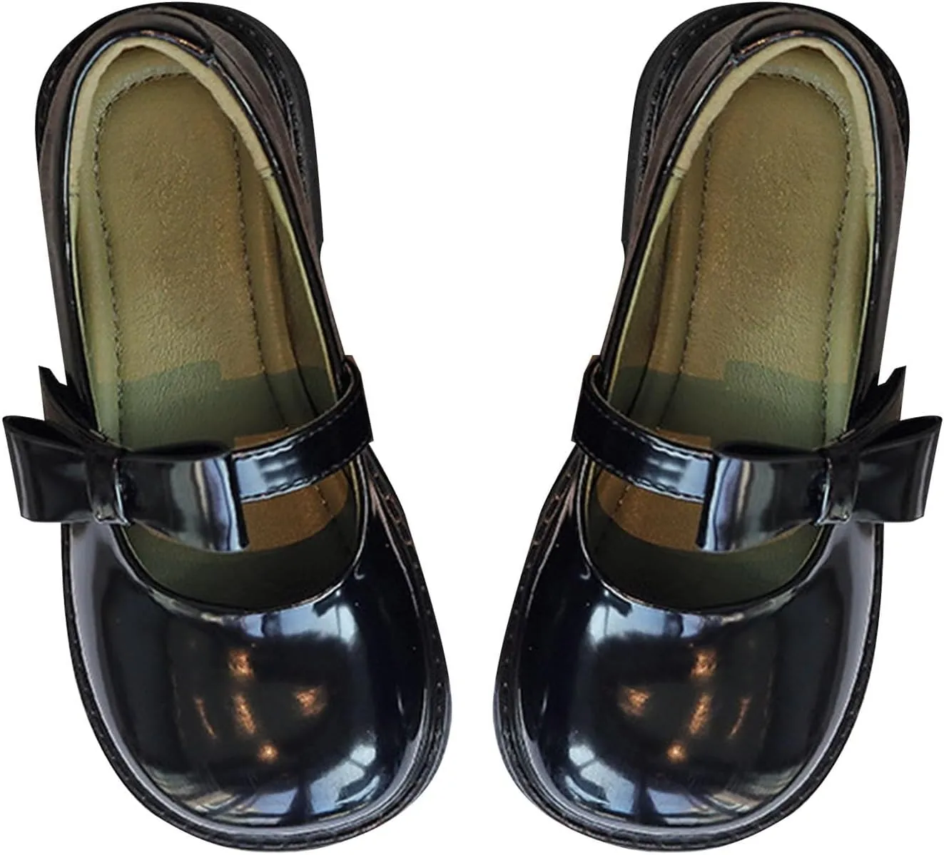 Spring and Autumn New Solid Rubber Soft Sole Anti Slip and Girls' Princess Shoes Leather spring dresses for baby girls