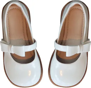 Spring and Autumn New Solid Rubber Soft Sole Anti Slip and Girls' Princess Shoes Leather spring dresses for baby girls